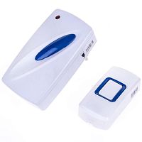 Звонок беспроводной от сети Эра (C93) 6 мелодий бело-синий картинка 